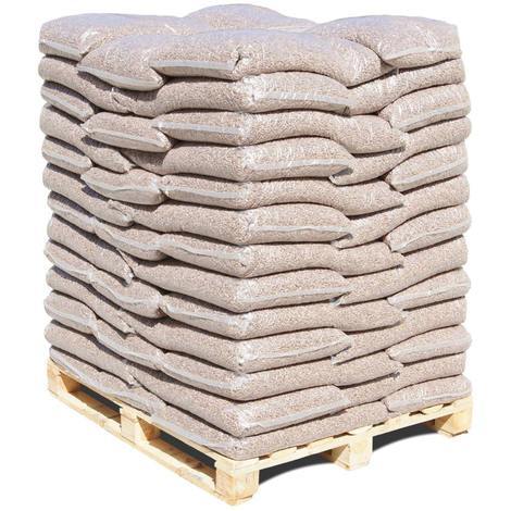 Holzpellets Hartholz Buche/Eiche 6mm, 990kg Palette