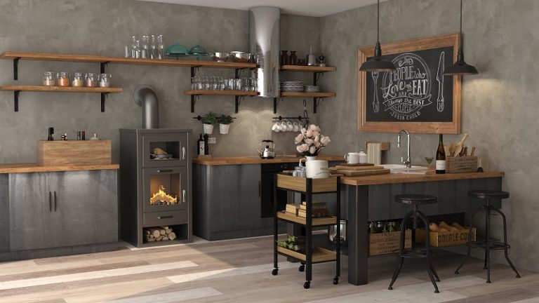 EEK A Kaminofen mit Backfach Victoria Deluxe F – 11kW – Bild 3