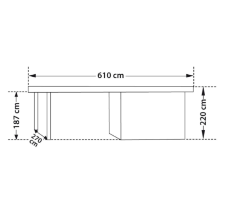 Gartenhaus aus Holz mit Flachdach und Vordach – Modernes und praktisches Design – Bild 3