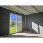 Gartenhaus aus Verbundwerkstoff SINTRA 9 m² hellgrau – Modern und widerstandsfähig – Bild 10